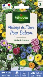 Fleurs Annuelles pour Balcons - 4 m² - Mélange de fleurs